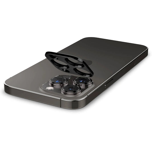 Zaštitna folija za zadnju kameru Techsuit za Apple iPhone 14 Pro Max / 14 Pro, Kaljeno staklo, Crna