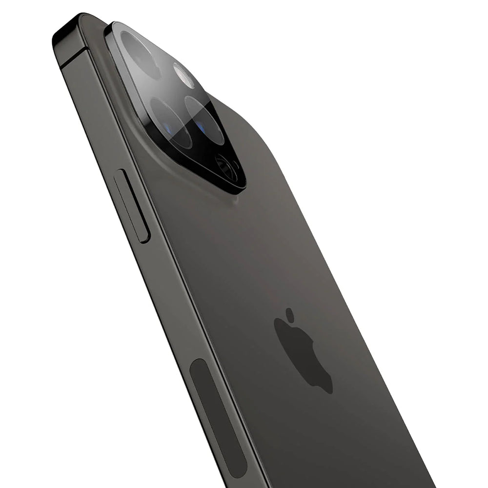 Zaštitna folija za zadnju kameru Techsuit za Apple iPhone 14 Pro Max / 14 Pro, Kaljeno staklo, Crna