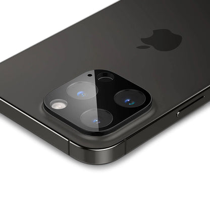 Zaštitna folija za zadnju kameru Techsuit za Apple iPhone 14 Pro Max / 14 Pro, Kaljeno staklo, Crna