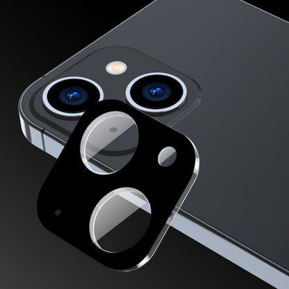 Zaštitna folija za zadnju kameru Techsuit za Apple iPhone 15 Plus / 15, Kaljeno staklo, Crna