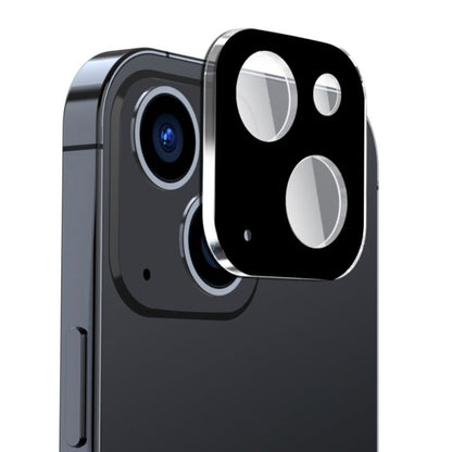Zaštitna folija za zadnju kameru Techsuit za Apple iPhone 15 Plus / 15, Kaljeno staklo, Crna