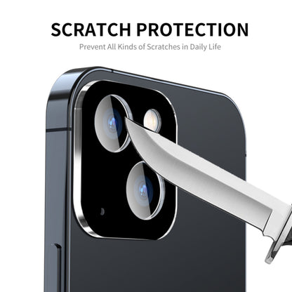 Zaštitna folija za zadnju kameru Techsuit za Apple iPhone 15 Plus / 15, Kaljeno staklo, Crna
