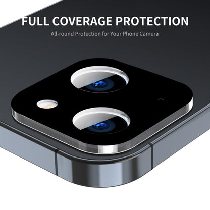 Zaštitna folija za zadnju kameru Techsuit za Apple iPhone 15 Plus / 15, Kaljeno staklo, Crna