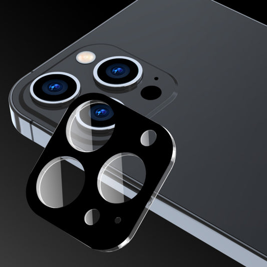 Zaštitna folija za zadnju kameru Techsuit za Apple iPhone 15 Pro Max / 15 Pro, Kaljeno staklo, Crna