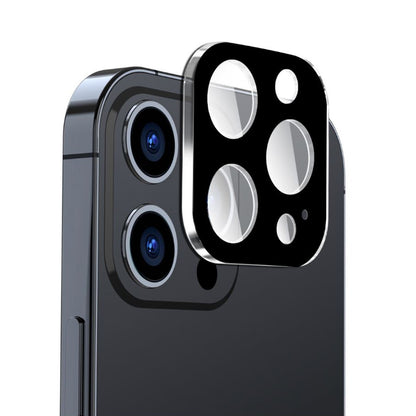 Zaštitna folija za zadnju kameru Techsuit za Apple iPhone 16 Pro Max / 16 Pro, Kaljeno staklo, Crna