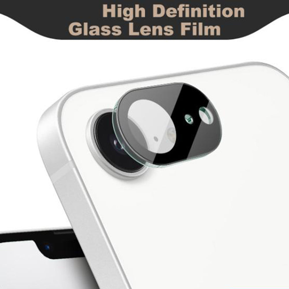 Zaštitna folija za zadnju kameru Techsuit za Apple iPhone 17e / 16e, Kaljeno staklo, Crna