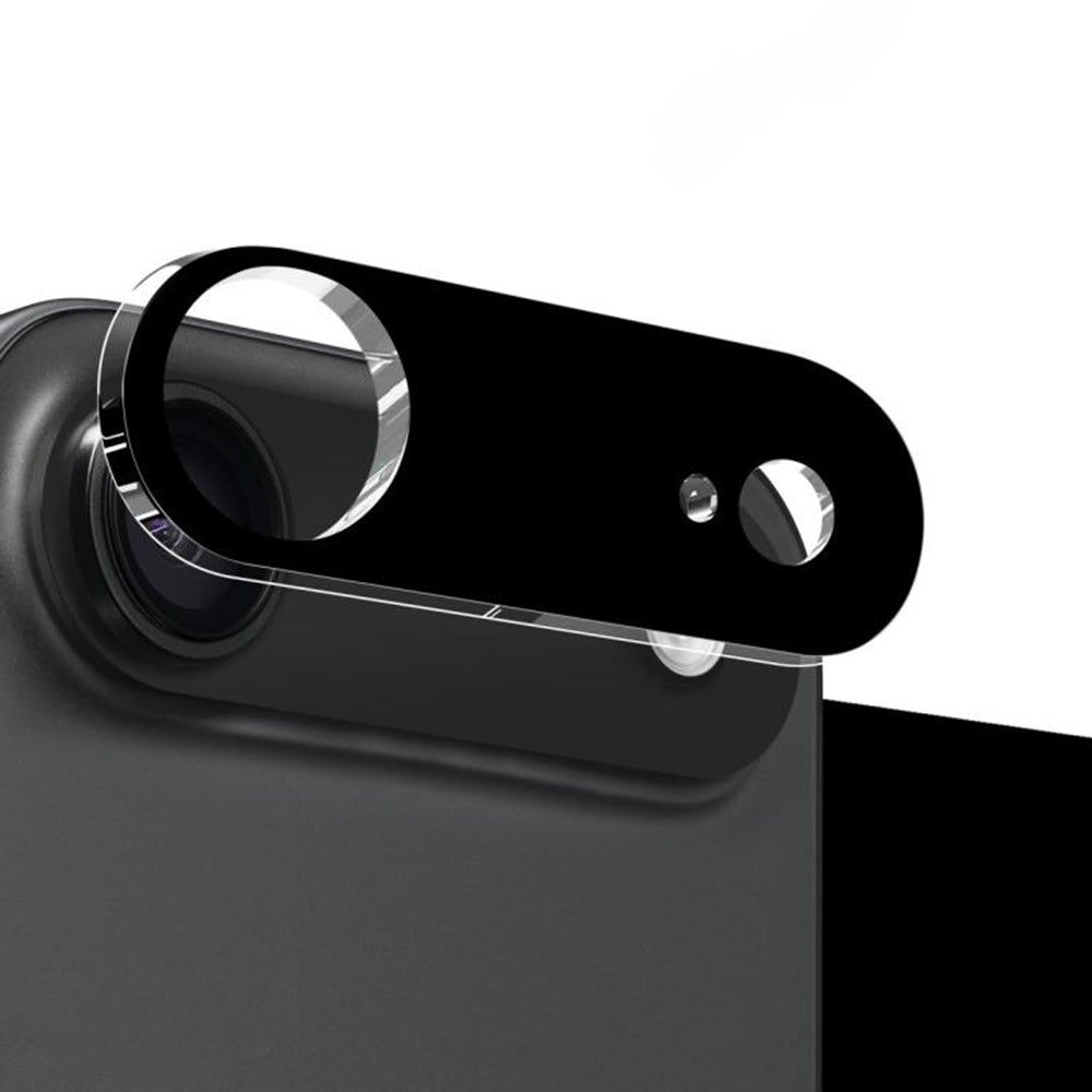 Folija za zaštitu zadnje kamere Techsuit za Apple iPhone 17 Air, Kaljeno staklo, Crna