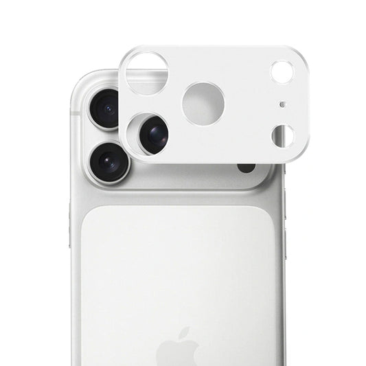Zaštitna folija za zadnju kameru Techsuit za Apple iPhone 17 Pro Max, kaljeno staklo, srebrna