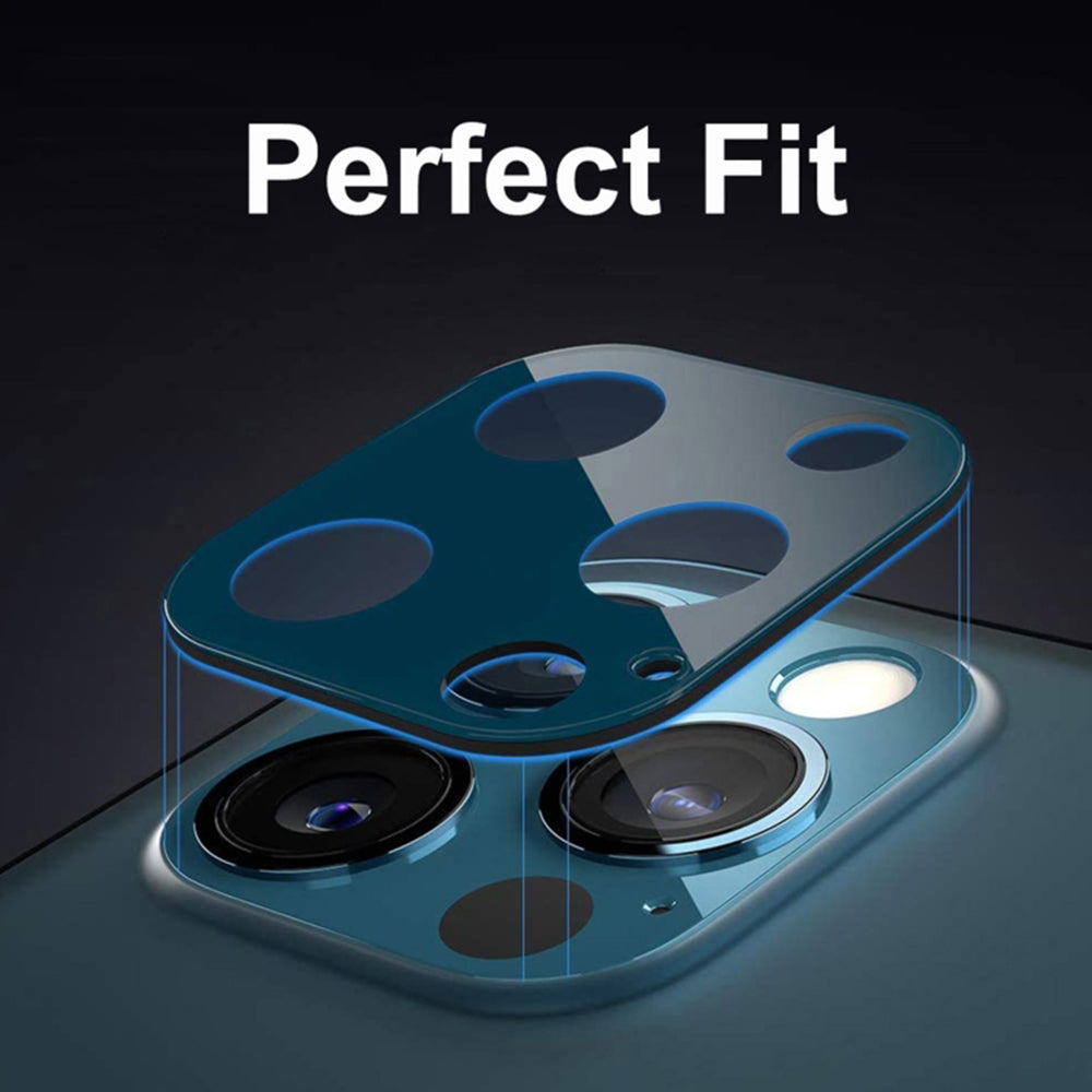 Zaštitna folija za zadnju kameru Techsuit za Apple iPhone 17 Pro Max, Kaljeno staklo, Tamno plava