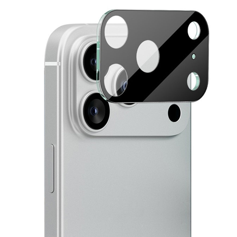 Folija za zaštitu zadnje kamere Techsuit za Apple iPhone 17 Pro, Kaljeno staklo, Crna