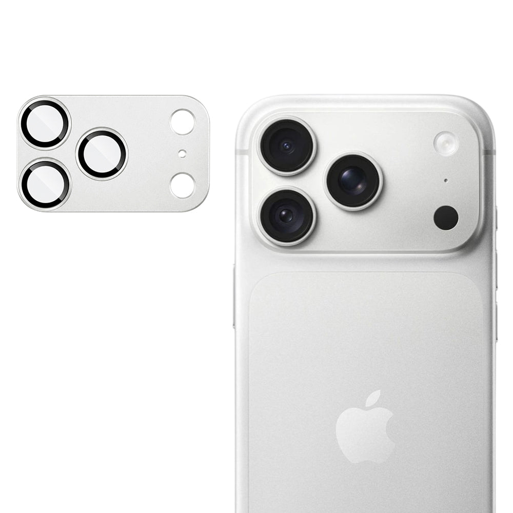 Techsuit zaštitna folija za zadnju kameru za Apple iPhone 18 Pro Max, kaljeno staklo, srebrna