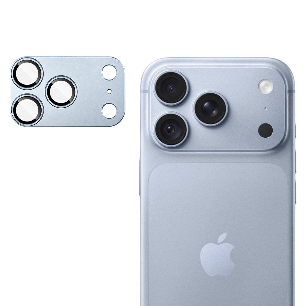 Techsuit zaštitno staklo za zadnju kameru za Apple iPhone 18 Pro, kaljeno staklo, svetloplavo