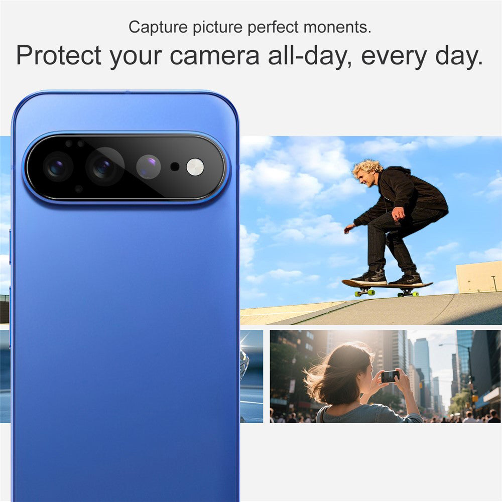 Zaštitna folija za zadnju kameru Techsuit za Google Pixel 11 Pro XL, kaljeno staklo, crna