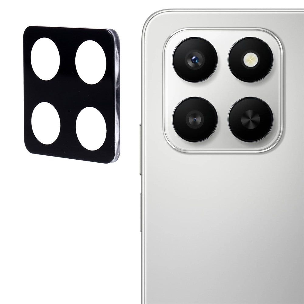 Folija za zaštitu zadnje kamere Techsuit za Honor 400 Smart 4G / X7d 4G / 400 Smart 5G, Kaljeno staklo, Crna