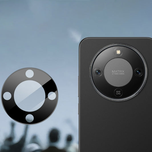 Folija za zaštitu zadnje kamere Techsuit za Honor Magic8 Lite, Kaljeno staklo, Crna