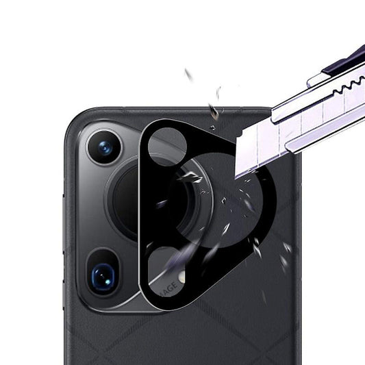 Folija za zaštitu zadnje kamere Techsuit za Huawei Pura 70 Ultra, Kaljeno staklo, Crna