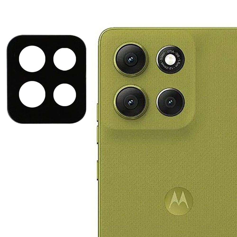 Zaštitna folija za zadnju kameru Techsuit za Motorola Moto G86, Kaljeno staklo, Crna