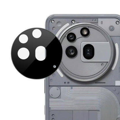 Zaštitna folija za zadnju kameru Techsuit za Nothing Phone (3a) Pro, kaljeno staklo, crna