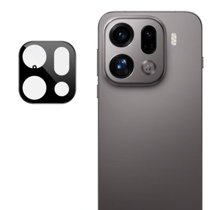 Folija za zaštitu zadnje kamere Techsuit za Oppo Find X9 Pro, Kaljeno staklo, Crna