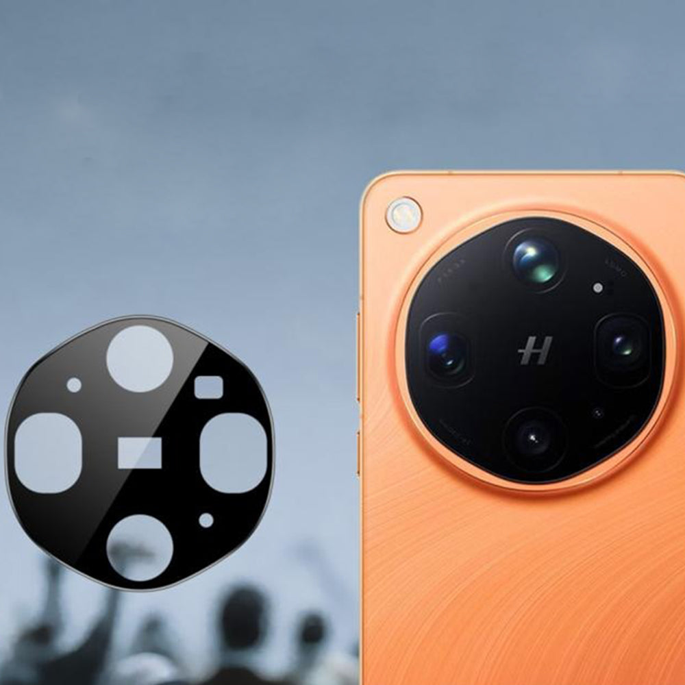 Zaštitna folija za zadnju kameru Techsuit za Oppo Find X9 Ultra, kaljeno staklo, crna