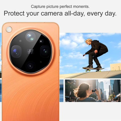 Zaštitna folija za zadnju kameru Techsuit za Oppo Find X9 Ultra, kaljeno staklo, crna