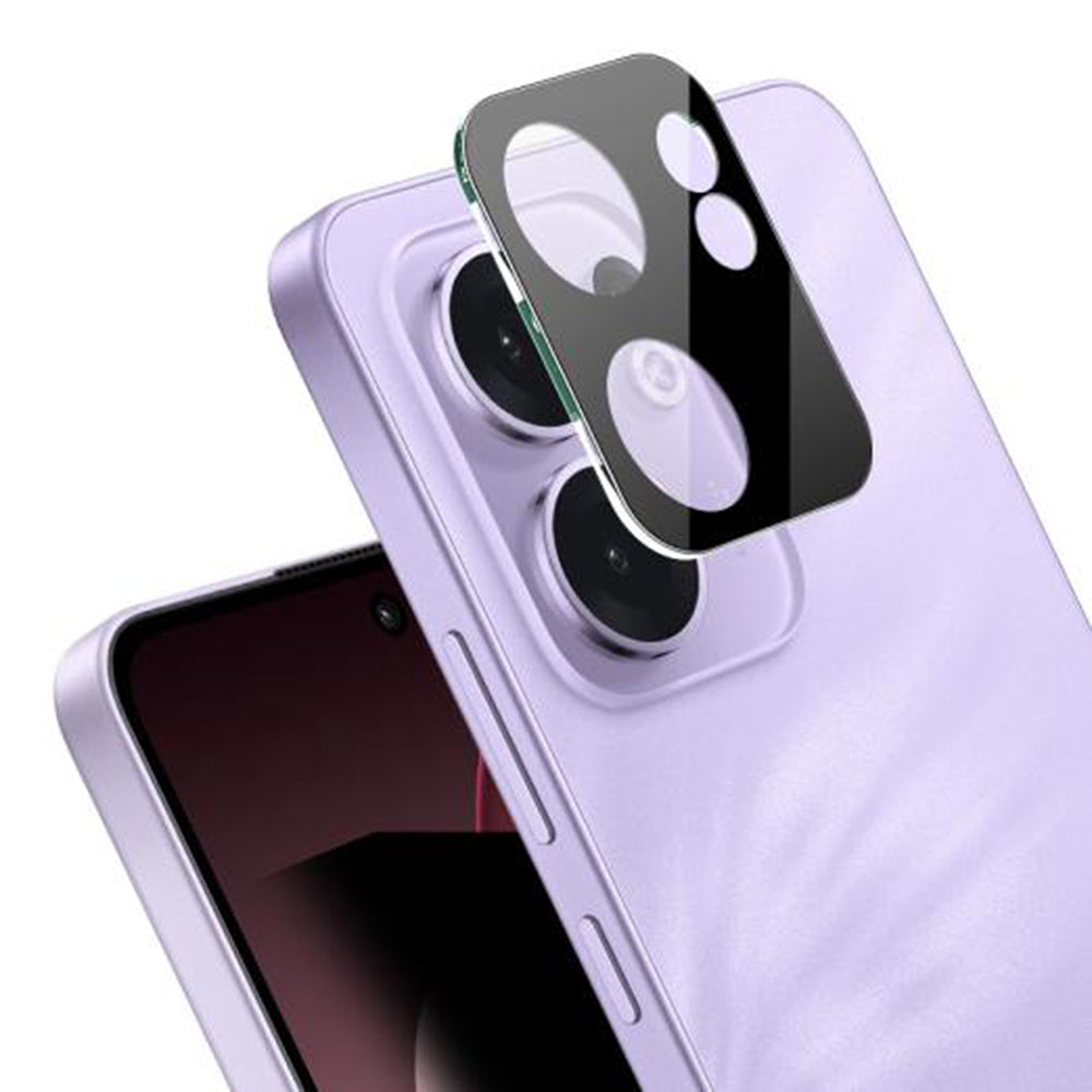 Zaštitna folija za zadnju kameru Techsuit za Oppo Reno13 FS 5G / Reno13 F 4G / Reno13 F, Kaljeno staklo, Crna