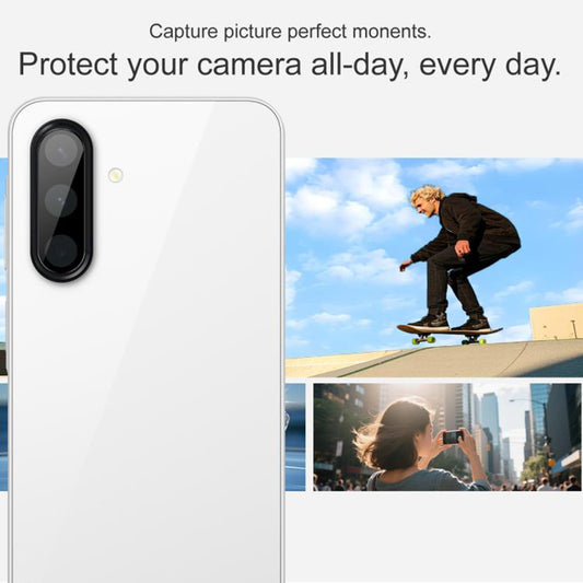 Zaštitna folija za zadnju kameru Techsuit za Samsung Galaxy A17 4G / A17 5G, Kaljeno staklo, Crna