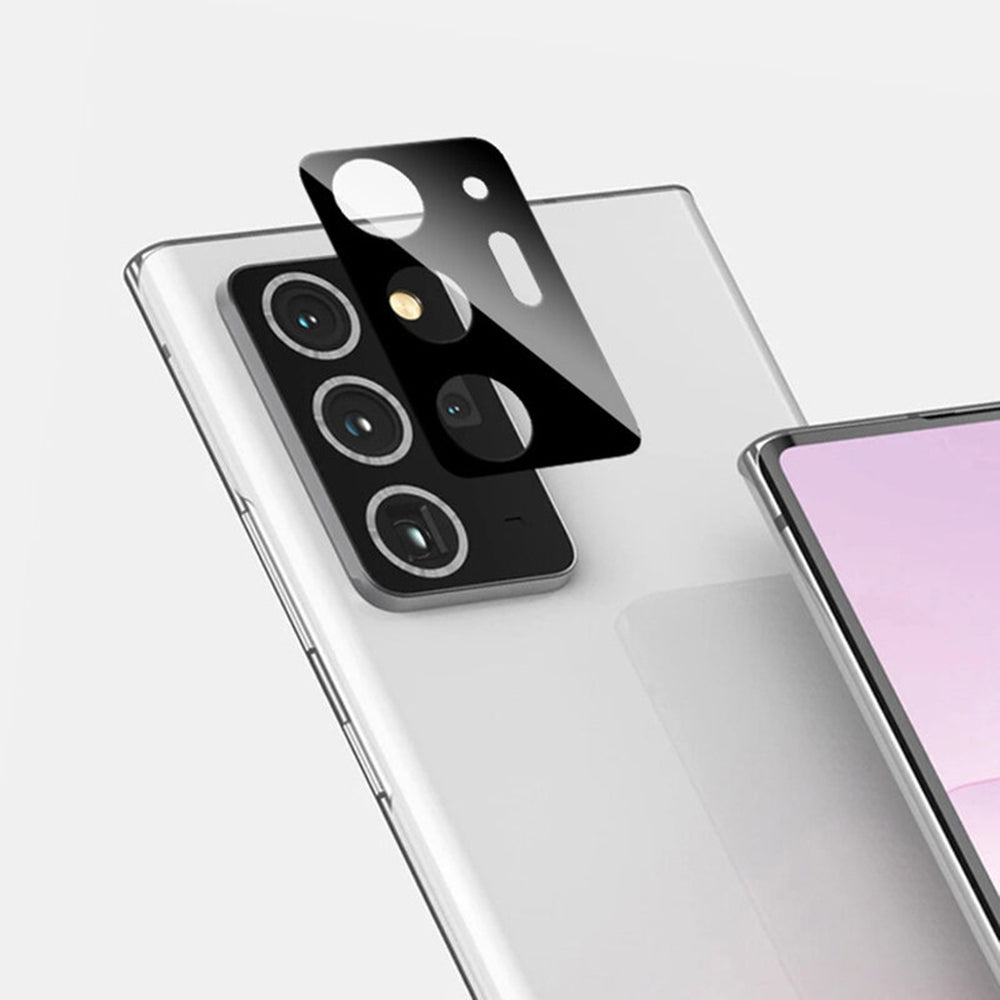 Zaštitna folija za zadnju kameru Techsuit za Samsung Galaxy Note 20 Ultra 5G N986 / Note 20 Ultra N985, Kaljeno staklo, Crna