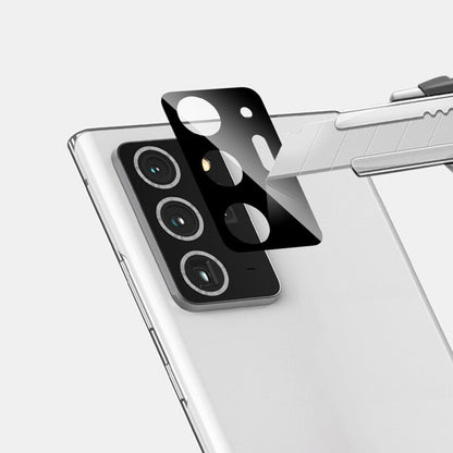 Zaštitna folija za zadnju kameru Techsuit za Samsung Galaxy Note 20 Ultra 5G N986 / Note 20 Ultra N985, Kaljeno staklo, Crna