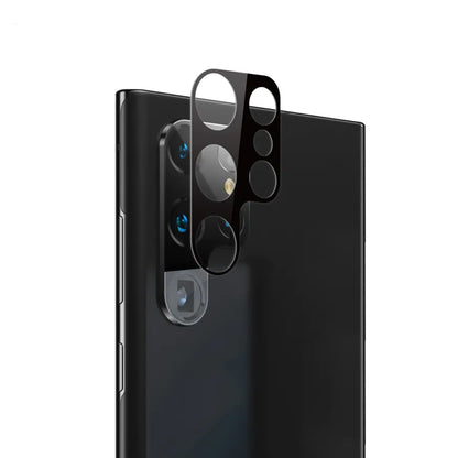 Zaštitna folija za zadnju kameru Techsuit za Samsung Galaxy S23 Ultra S918, Kaljeno staklo, Crna