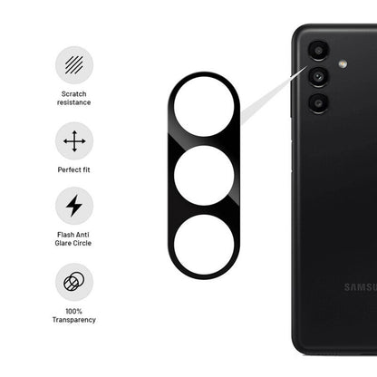 Zaštitna folija za zadnju kameru Techsuit za Samsung Galaxy S24 S921, Kaljeno staklo, Crna