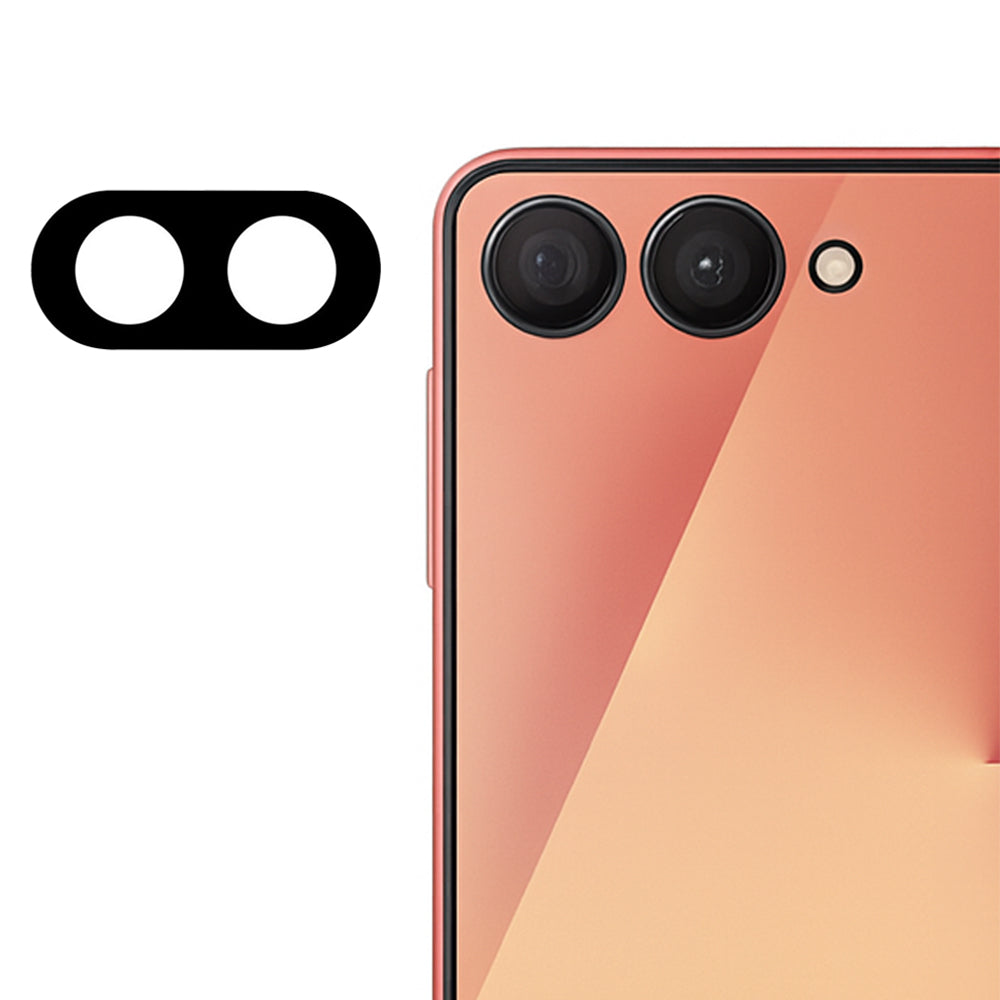 Zaštitna folija za zadnju kameru Techsuit za Samsung Galaxy Z Flip7 F766, kaljeno staklo, crna
