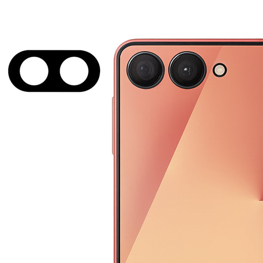 Zaštitna folija za zadnju kameru Techsuit za Samsung Galaxy Z Flip7 F766, kaljeno staklo, crna