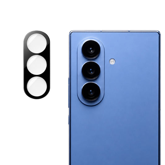 Zaštitna folija za zadnju kameru Techsuit za Samsung Galaxy Z Fold8 Ultra F976, kaljeno staklo, crna