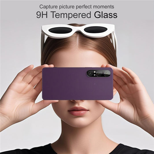 Zaštitna folija za zadnju kameru Techsuit za Sony Xperia 1 VII, Kaljeno staklo, Crna