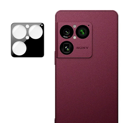 Techsuit zaštitno staklo za zadnju kameru za Sony Xperia 1 VIII, kaljeno staklo, crno