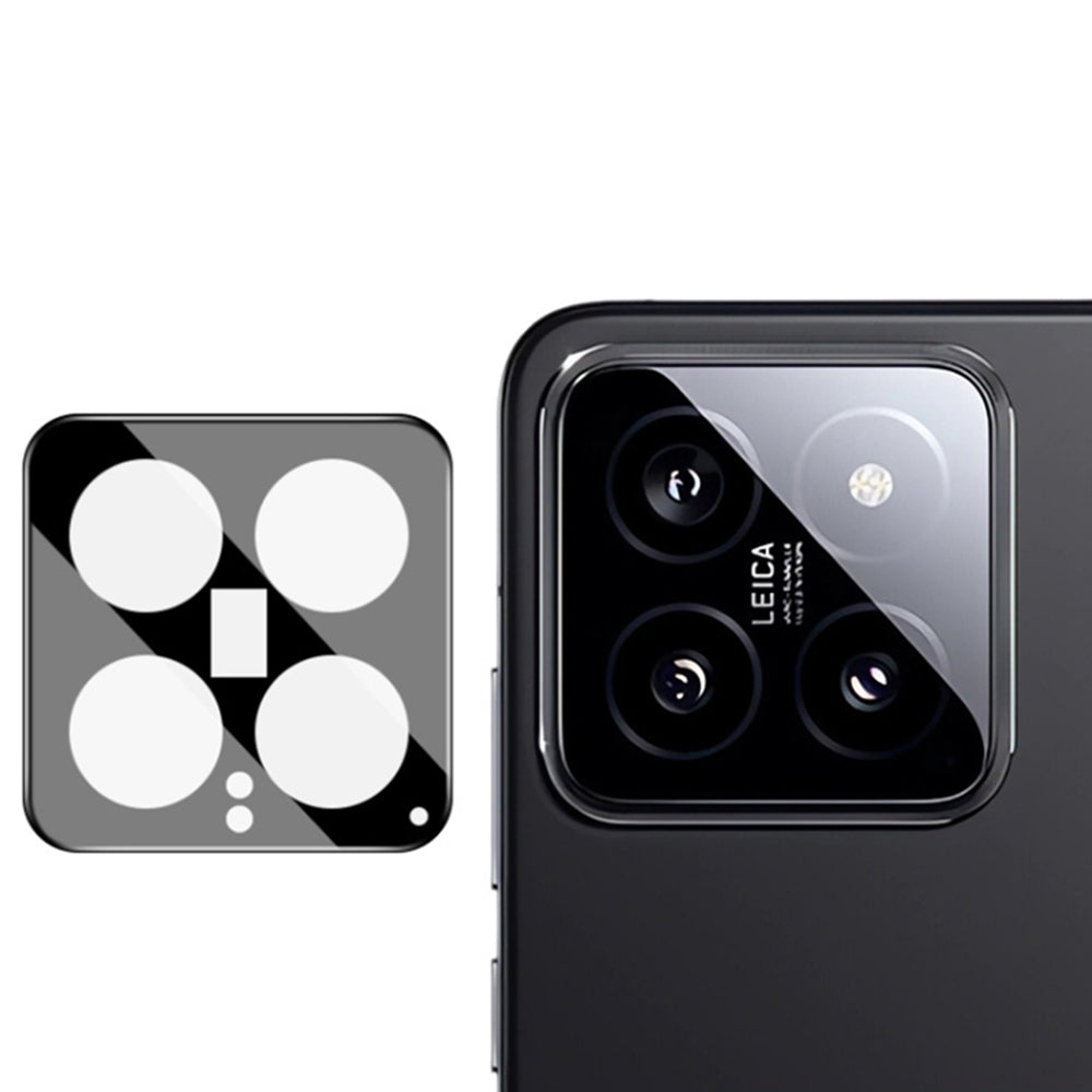 Zaštitna folija za zadnju kameru Techsuit za Xiaomi 14, kaljeno staklo, crna