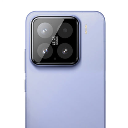 Zaštitna folija za zadnju kameru Techsuit za Xiaomi 15, Kaljeno staklo, Crna