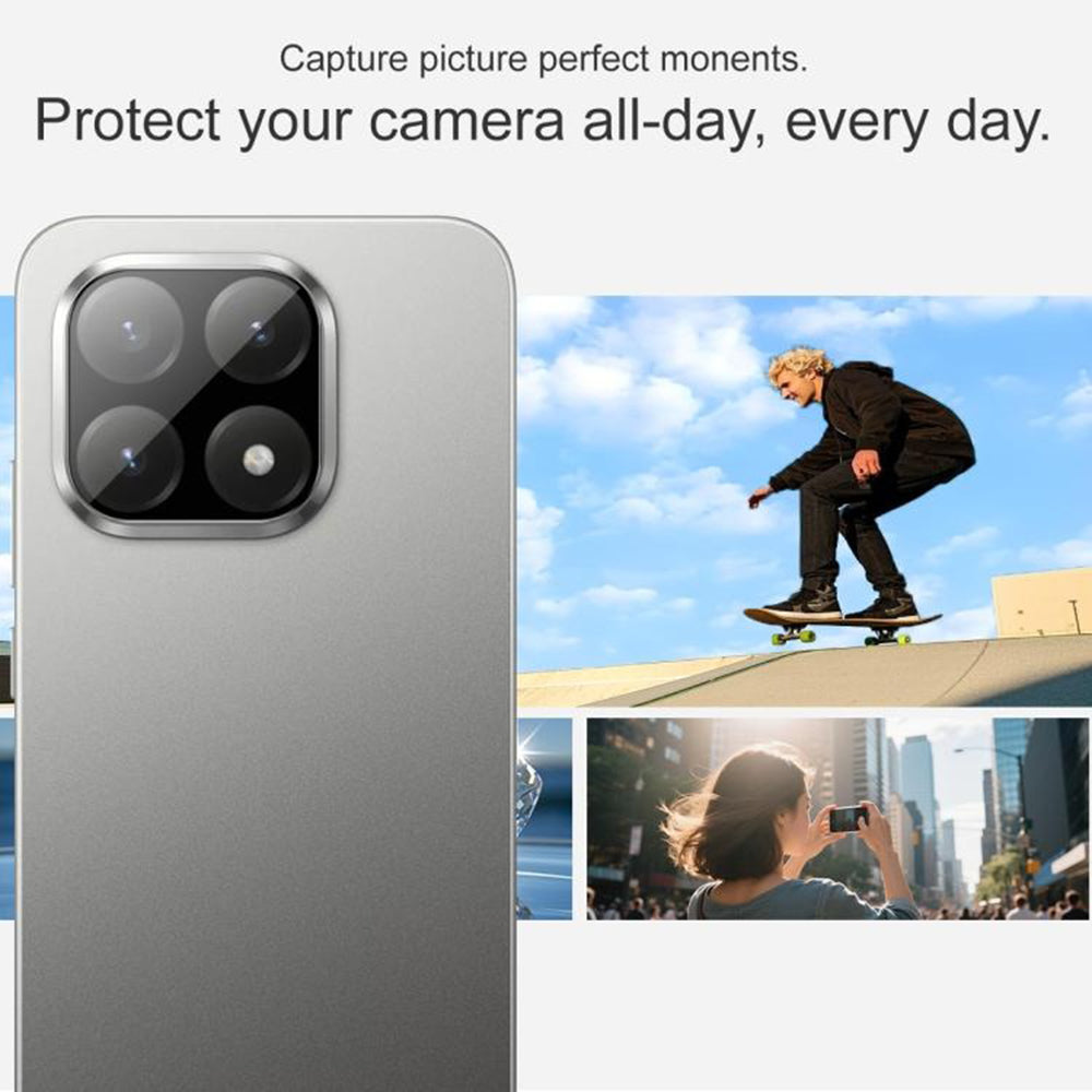 Zaštitna folija za zadnju kameru Techsuit za Xiaomi 15T, kaljeno staklo, crna