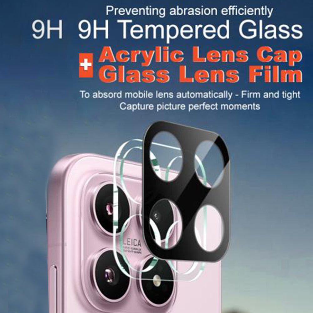 Folija za zaštitu zadnje kamere Techsuit za Xiaomi 17, Kaljeno staklo, Crna