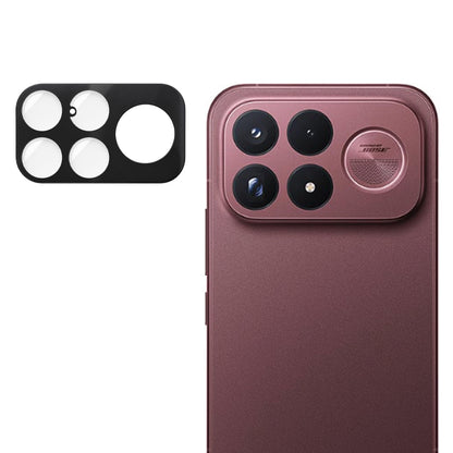 Techsuit zaštitna folija za zadnju kameru za Xiaomi Poco F9 Ultra, kaljeno staklo, crna
