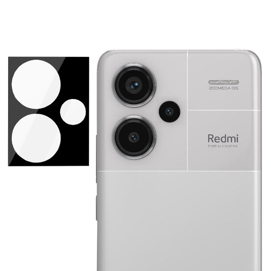 Zaštitna folija za zadnju kameru Techsuit za Xiaomi Redmi Note 13 Pro+, Kaljeno staklo, Crna
