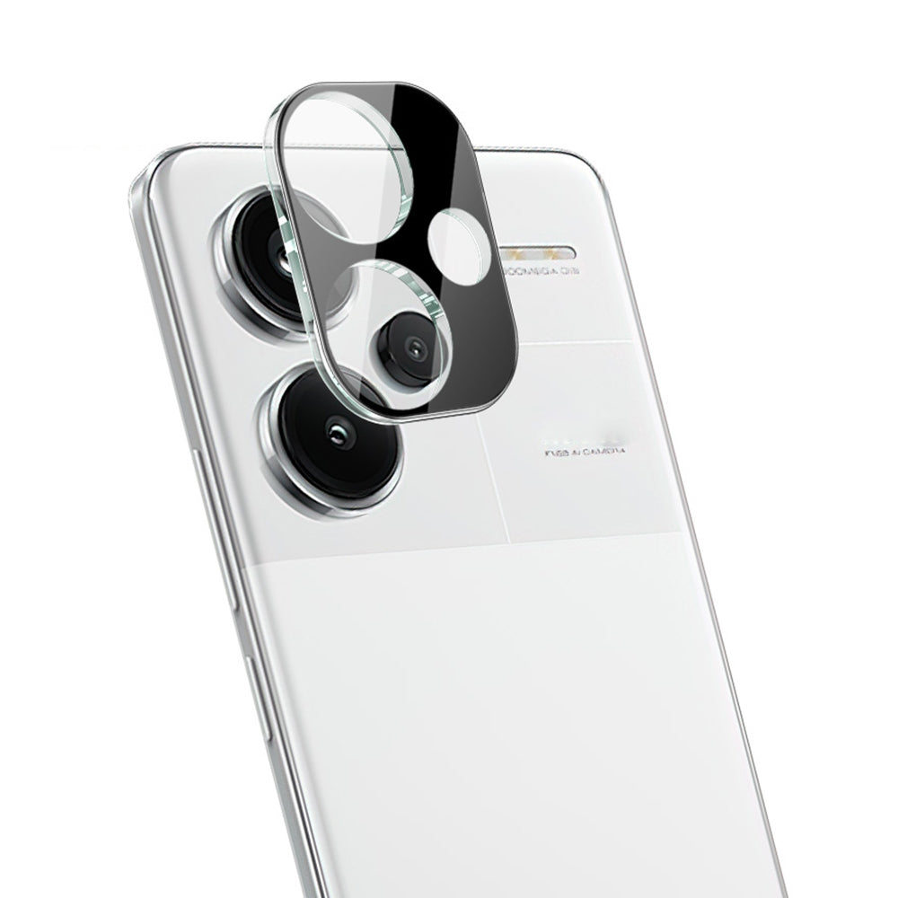 Zaštitna folija za zadnju kameru Techsuit za Xiaomi Redmi Note 13 Pro+, Kaljeno staklo, Crna
