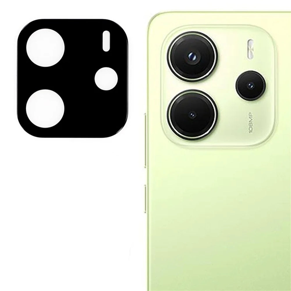 Zaštitna folija za zadnju kameru Techsuit za Xiaomi Redmi Note 14 4G (Regionalna), Kaljeno staklo, Crna