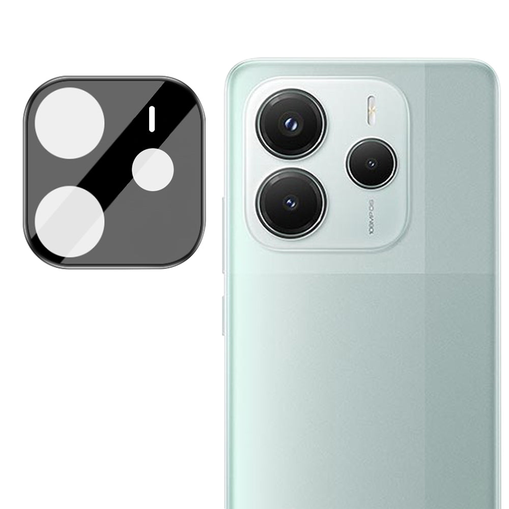 Zaštitna folija za zadnju kameru Techsuit za Xiaomi Redmi Note 14 5G, Kaljeno staklo, Crna
