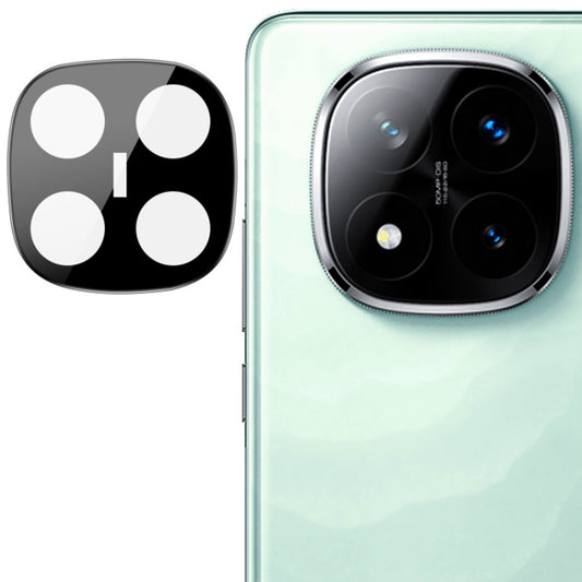 Zaštitna folija za zadnju kameru Techsuit za Xiaomi Redmi Note 14 Pro+ 5G, Kaljeno staklo, Crna