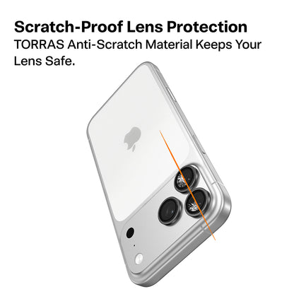Zaštitna folija za zadnju kameru Torras Lensguard za Apple iPhone 17 Pro Max / 17 Pro, kaljeno staklo, plava