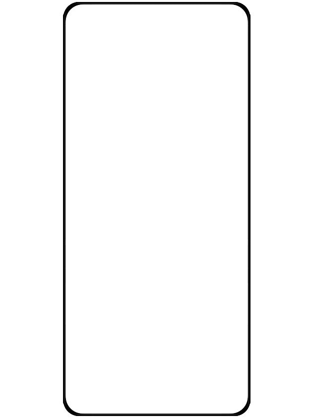 Zaštitna folija za ekran OEM OG Premium za Samsung Galaxy S21 5G G991, Kaljeno staklo, Pun ljepilo, Crna