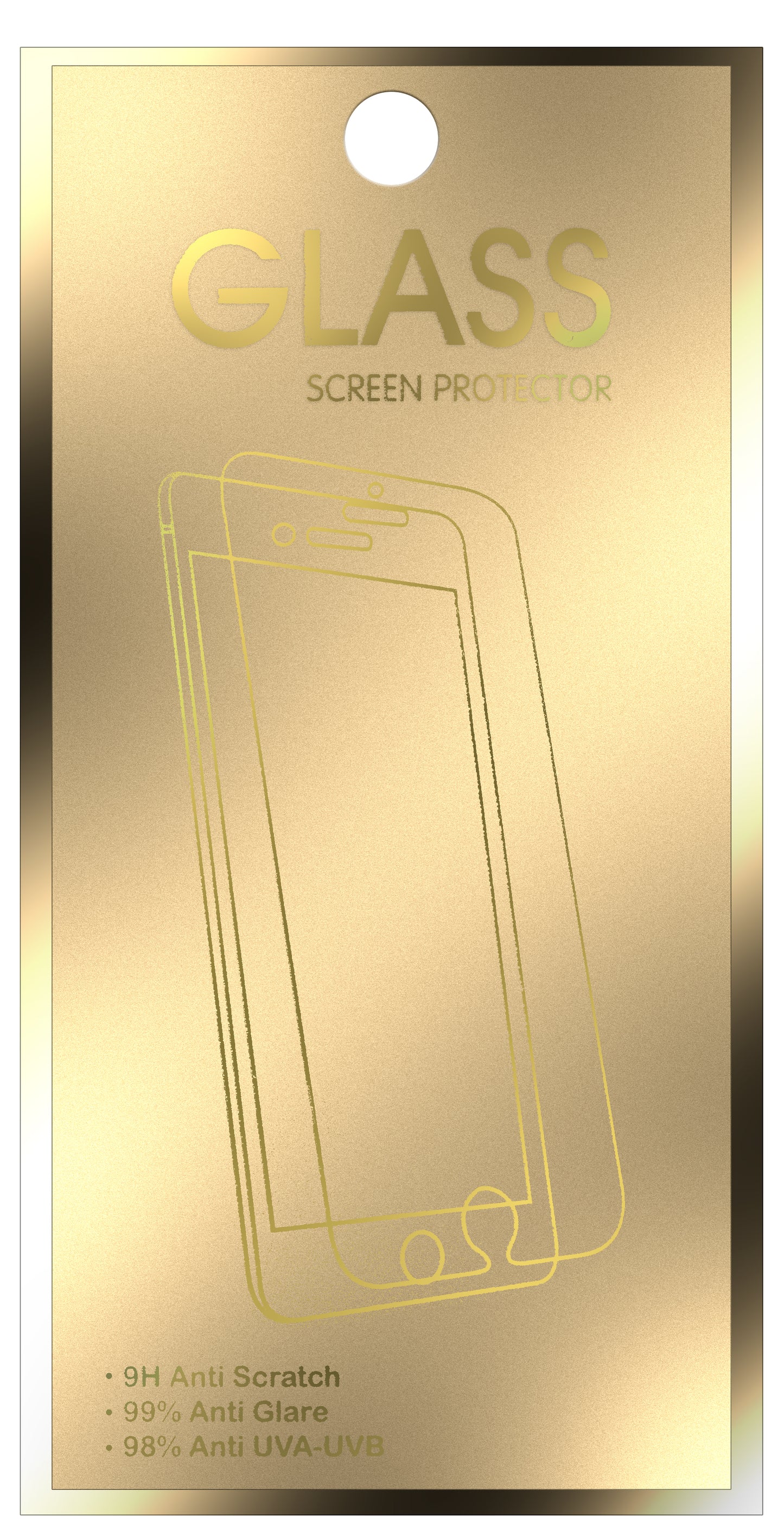 Zaštitna folija za ekran OEM Gold Edition za Samsung Galaxy J3 (2017) J330, Kaljeno staklo, Pun ljepilo