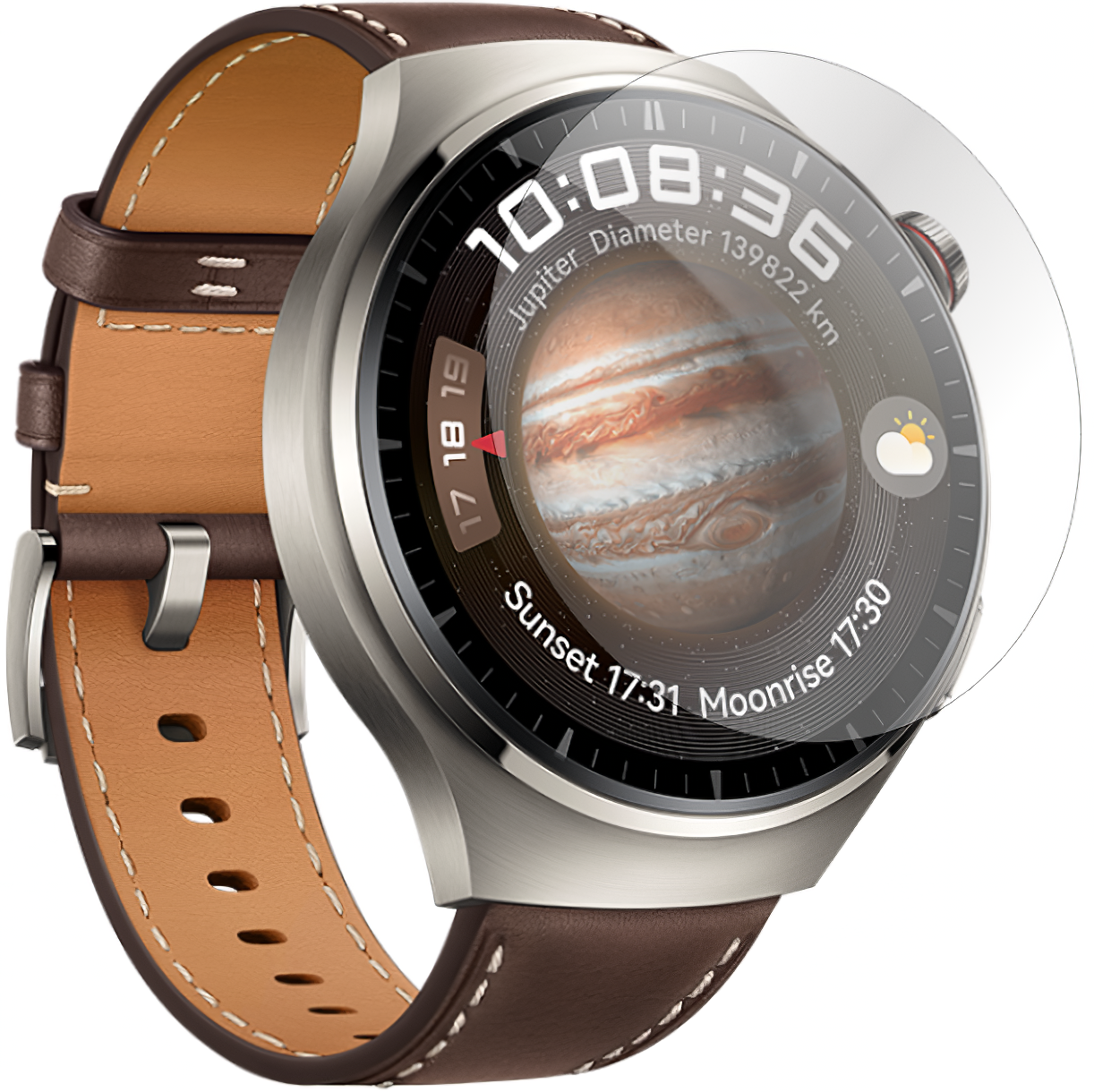 Folija za zaštitu ekrana Alien Surface za Huawei Watch 4 Pro, Silikon, Set od 3 komada